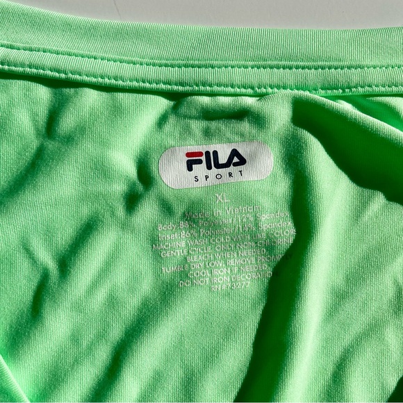 Fila Mint Green Performance Top, XL - Picture 4 of 4